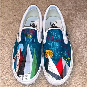 Young The Giant custom Vans
